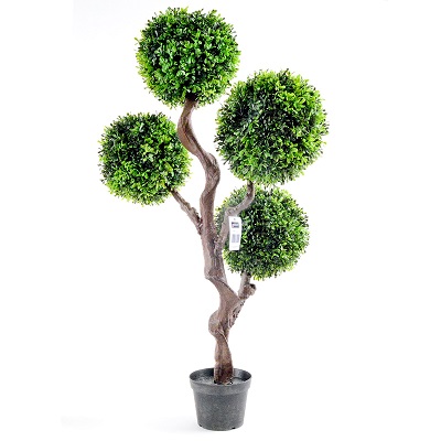 Plante De Buis Artificiel Quatres Boules | Floranet