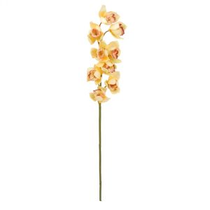 branche orchidee artificielle jaune