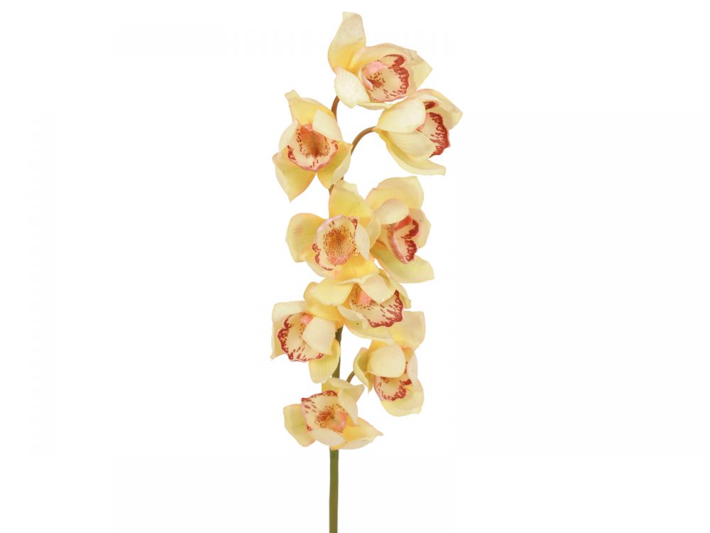 branche orchidee artificielle jaune