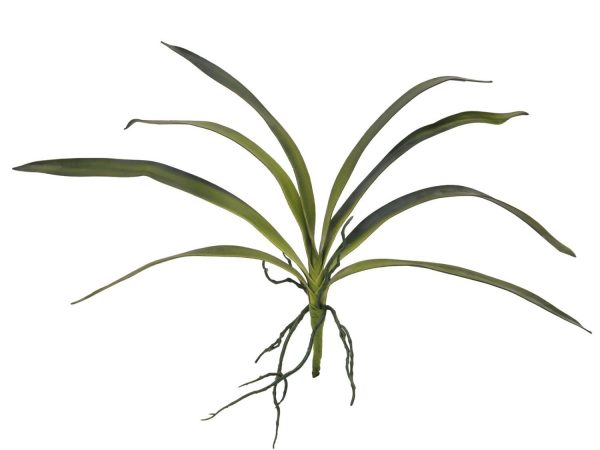 Feuille d'Orchidée Artificielle-Vert-45cm
