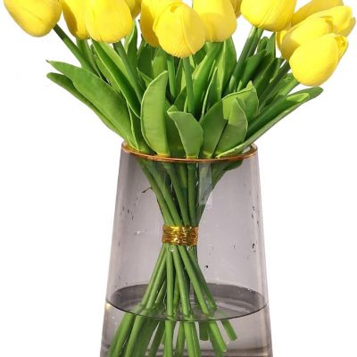 tulipe-artificielle-jaune