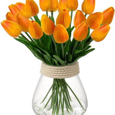 tulipes-artificielles-orange