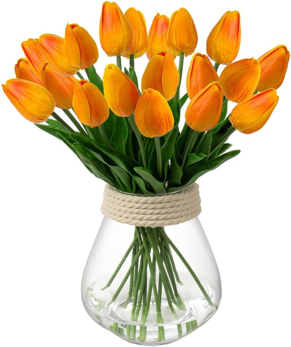 tulipes-artificielles-orange